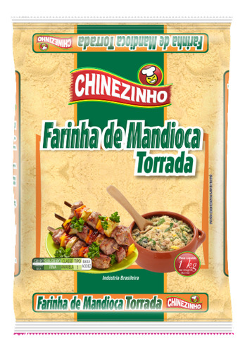 Farinha Mandioca Torrada Chinezinho 1kg