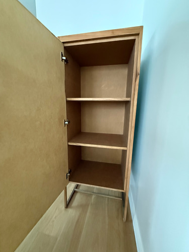 Aparador Minima Huella Fiji Madera Verde Musgo