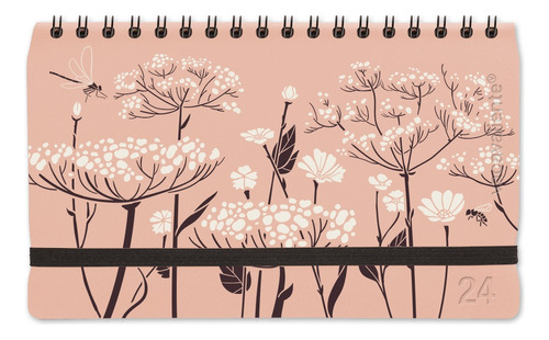 Agenda 2024 Semanal Pocket Hanami Vacavaliente Color de la portada Pink sand