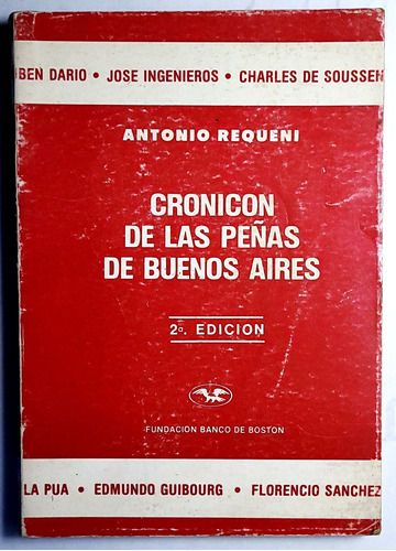 Requeni. Cronicón De Las Peñas De Buenos Aires.