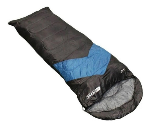 Imagem 1 de 3 de Saco De Dormir Viper Nautika C/ Capuz E Saco Transporte Azul