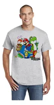 Comprar Playera Super Mario World Snes Mario Bros Yoshi Bowser  
