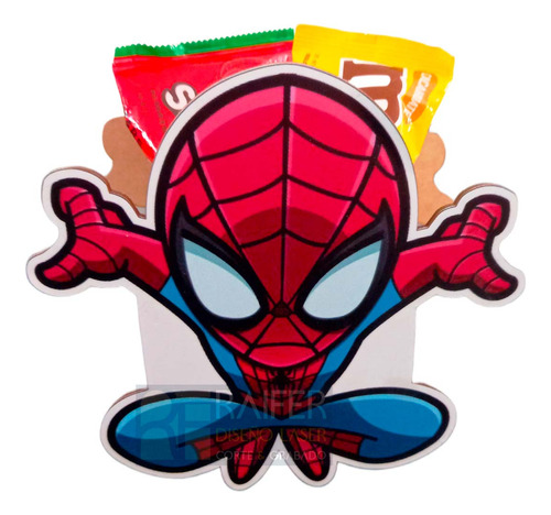 Centro De Mesa Spiderman Spidey ,espín Y Ghost 9 Piezas