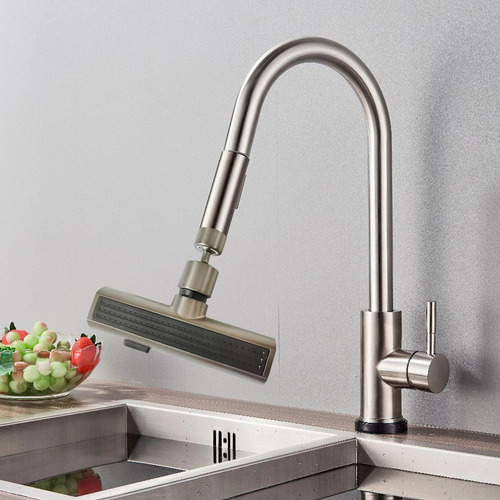 Grifo De Cocina En Cascada, Grifo Giratorio Para Cocina,