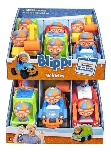 Blippi Mini Vehículo Surtido Coleccionable Original Wabro