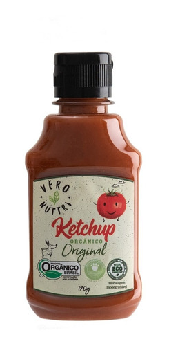 Imagem 1 de 3 de Ketchup Vero Nuttri Original Orgânico 170g