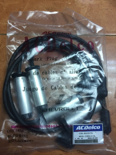 Cables De Bujia Astra Motor 1,8 Y 2,0  Acdelco