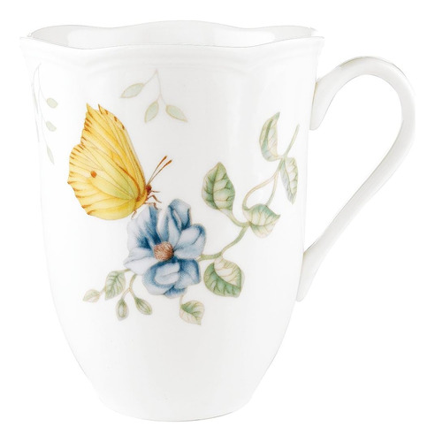 Taza De Porcelana Lenox Butterfly Meadow Dragonfly