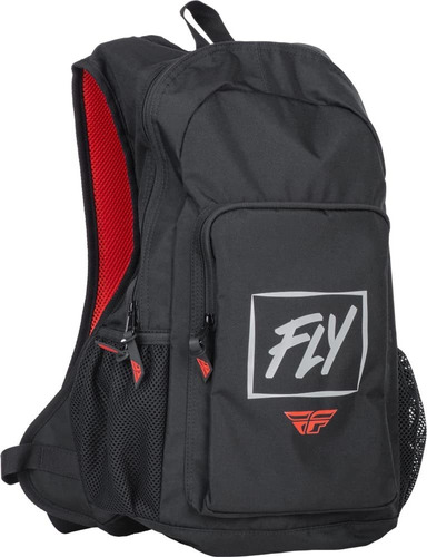 Fly Racing Mochila Jump Pack  (negro/gris/rojo)