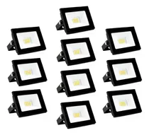 Comprar Combo X10 Reflector Led Candela 6841 10w Luz Fría Exterior
