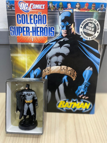 Miniaturas Dc Comics Eaglemoss - Batman ( Edição: 01 ) Rara (Usado)