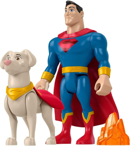 Liga De Supermascotas Figuras De Superman Y Kripto