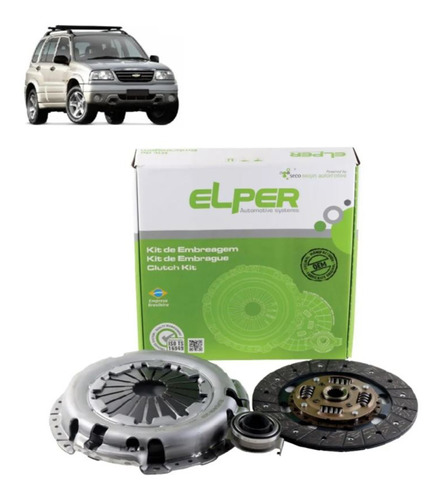 Kit Elper Embreagem + Rolamento Gm Tracker 2.0 16v Gas 2007