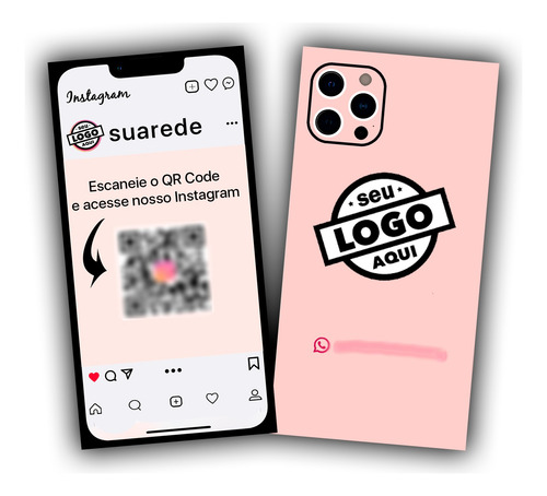 Cartão Visita Feed Instagram Diversos Modelos Personalizados