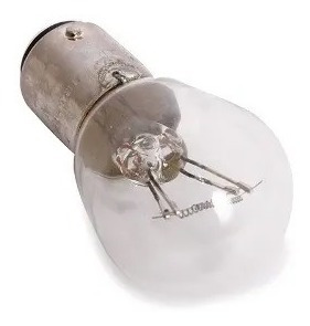 Imagen 2 de 7 de Par De Ampolletas Bosch P21/5w 12v Globo Grande Est.