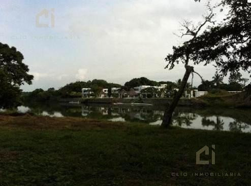 Terreno En Venta En Playa De Vacas Veracruz Con 103 M2 Frente Al Rio