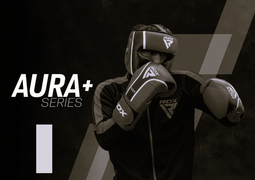 Guantes Boxeo Rdx Aura Plus T17 Velcro Sparring