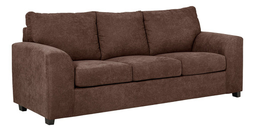 Mueble Sofa De 3 Cuerpos Ergonómico De Tela