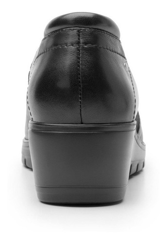 Imagen 6 de 6 de Calzado Zapato Flexi 104813 Negro Piel Plataforma 4.4cm