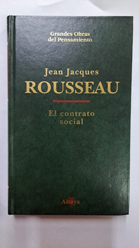 El Contracto Social-jean Rousseau-ed:altaya- Lib Merlin