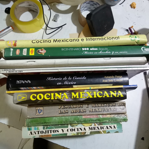 Cocina Mexicana Lote De 9 Libros. Leer Descripción.