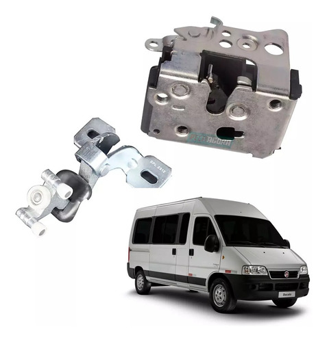 Kit Fechaduras E Guias Porta Lateral Fiat Ducato Teto Alto 