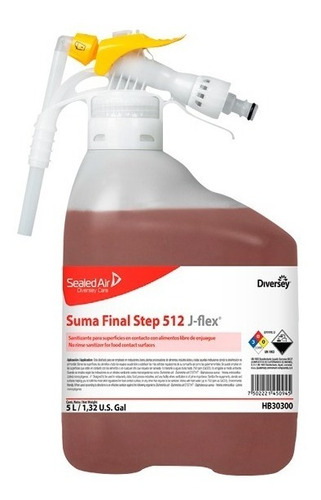 Desinfectante P/superficies Concentr Suma J-512 J-flex 5 Lt