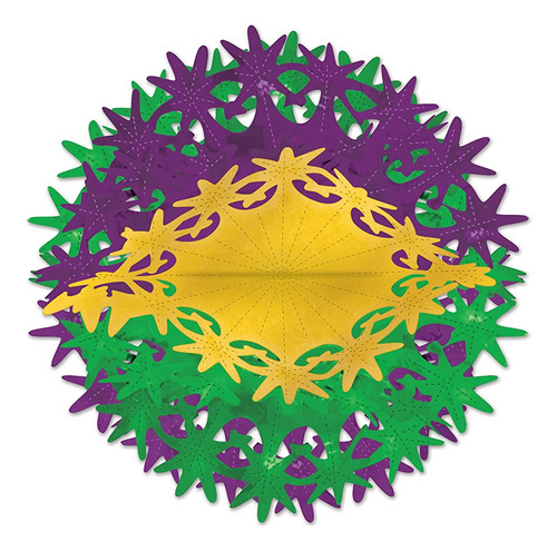 Star Ball (oro, Verde, Púrpura) Accesorio De Fiesta (1 Cuent