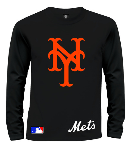 Camiseta Camibuzo Baseball Mlb New York Mets Logo