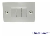 Comprar Interruptor Triple Pulsador 250v Marca Vimar ( Pack De 2)