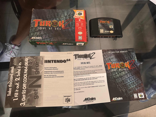 Turok 2 Nintendo 64 En Caja Original