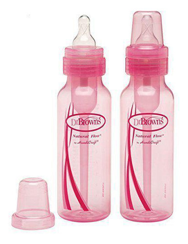 Dr. Browns Pink Bottles Pacotes De 2 Mamadeiras