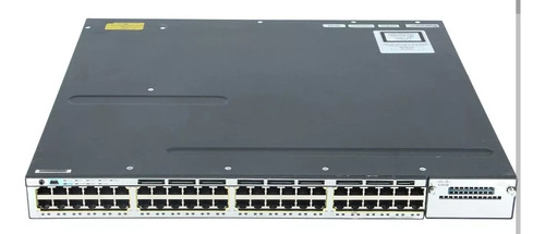 Switch Cisco Ws-c3750x 48t-s, Capa 3, Base 1000