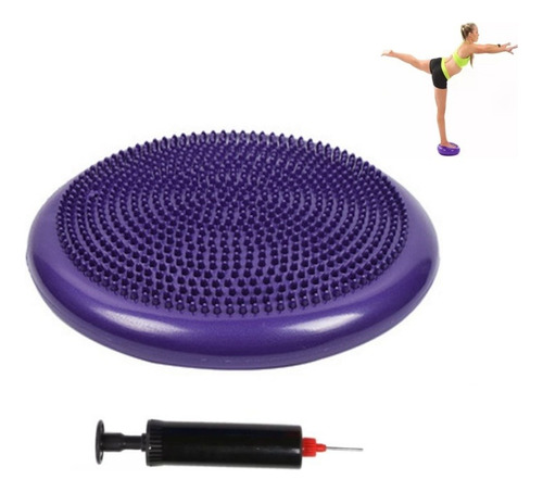 Cojín De Entrenamiento Para Ejercicios De Yoga Purple Balanc