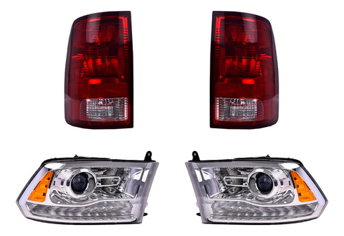 Kit Faros Y Calaveras Depo Dodge Ram 2016