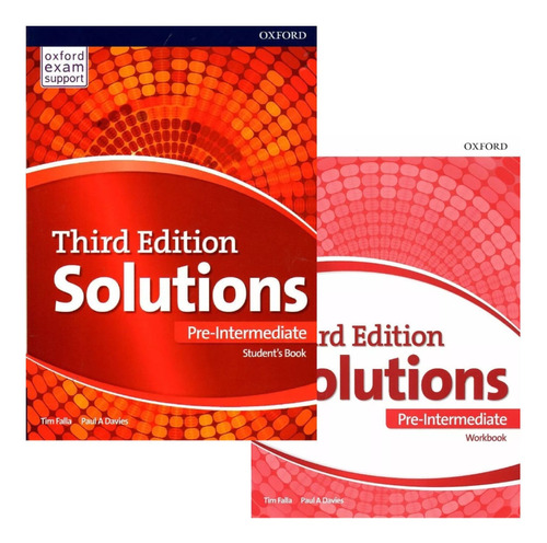 Solutions Pre Intermediate / Students Book + Workbook / 3 Ed