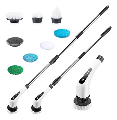 Esfregão Elétrico 360 Limpeza Pesada Usb Cor Branco