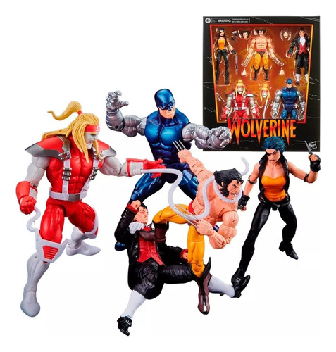 Marvel Legends Set Wolverine Vs Villanos 5 Pack Exclusivo 