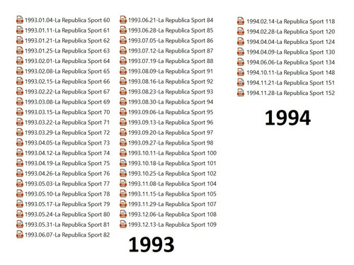Imagen 6 de 6 de Revista La Republica Sport 1991-94 Pdf (ver Detalles)