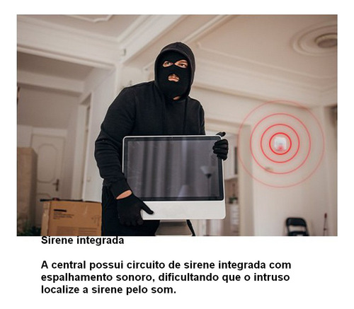 Kit Alarme Intelbras Amt 8000 Lite 4g Sem Fio 17 Sensores