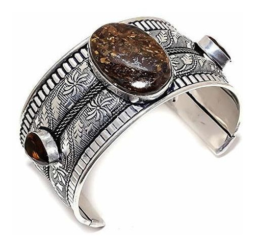 Ra De Puño - Bronzite Jasper, Smokey Gemstone 925sterling Si