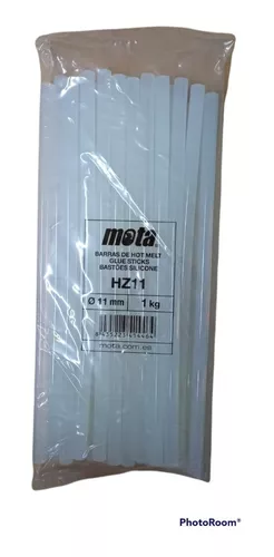 Barra Silicona Hot Melt 11 Mm 1kg Mota Hz11