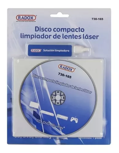 Kit de disco de DVD y CD, limpieza limpiadora, reproductor de CD y DVD BLU  Ray LENTIL Óptico