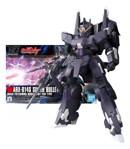 Figura De Anime Gundam Model Kit Hg 1/144 Arx-014s Silver Bu