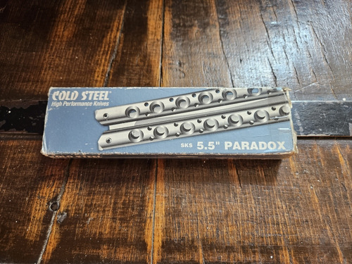 Cuchillo Plegable Cold Steel Paradox, Tipo Mariposa 