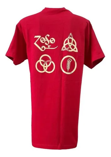 Playera led zeppelin mujer hot sale