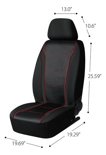 Auto Drive Cubre Asientos 2 Piezas Ajuste Universal