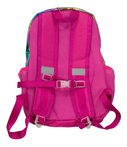 Mochila Pen+gear Con Diseño De Corazón Unicornio Y Rayo Ajustable Multicolor