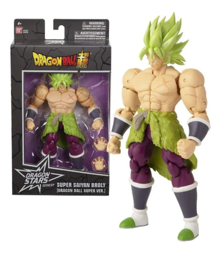 Dragon Ball Super Saiyan Broly 17cm Articulado Stars Series