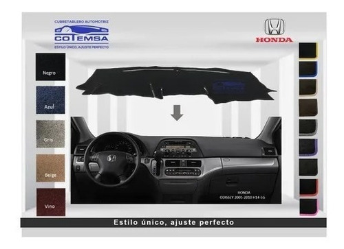 Cubretablero Aut. (colores) Honda Odissey 2005-2010 H14-eg